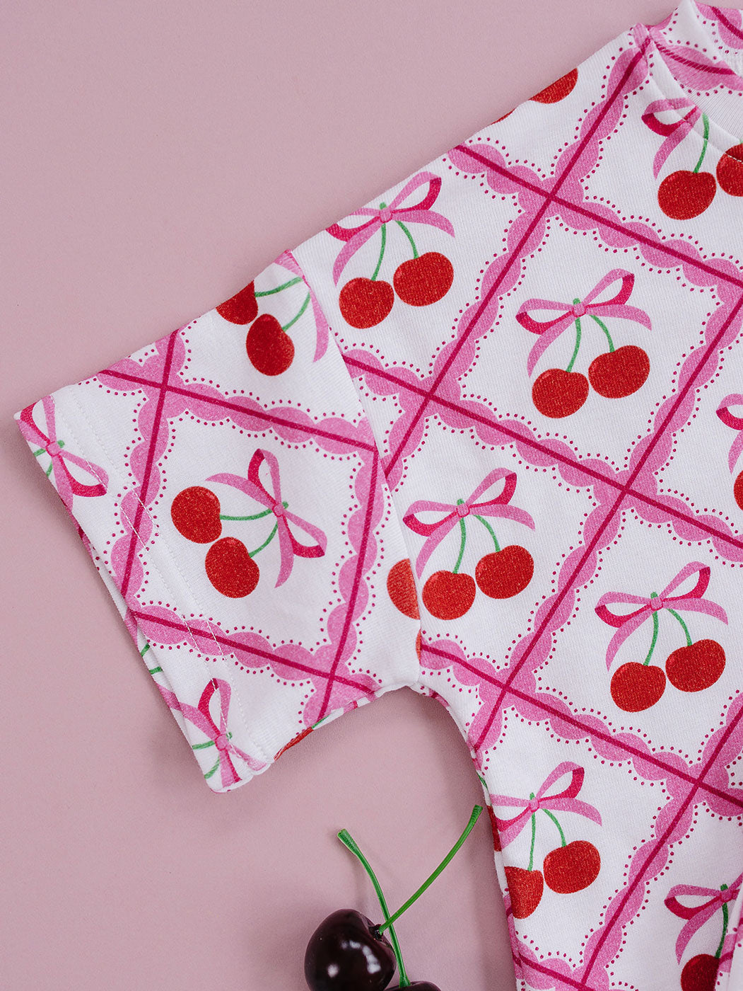 Shorts Set | Cherry Bow - Image 10